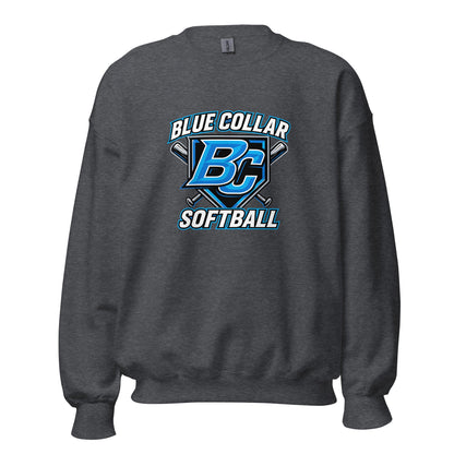Classic | Sweatshirt | Blue Collar Softball 2034 | Shield Logo