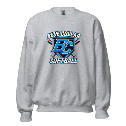 Classic | Sweatshirt | Blue Collar Softball 2034 | Shield Logo