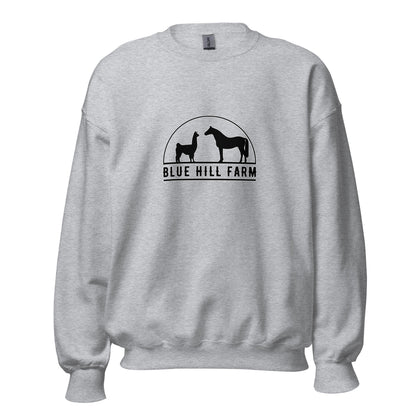 Classic | Sweatshirt | Blue Hill Farm | Highland Silhouette Logo