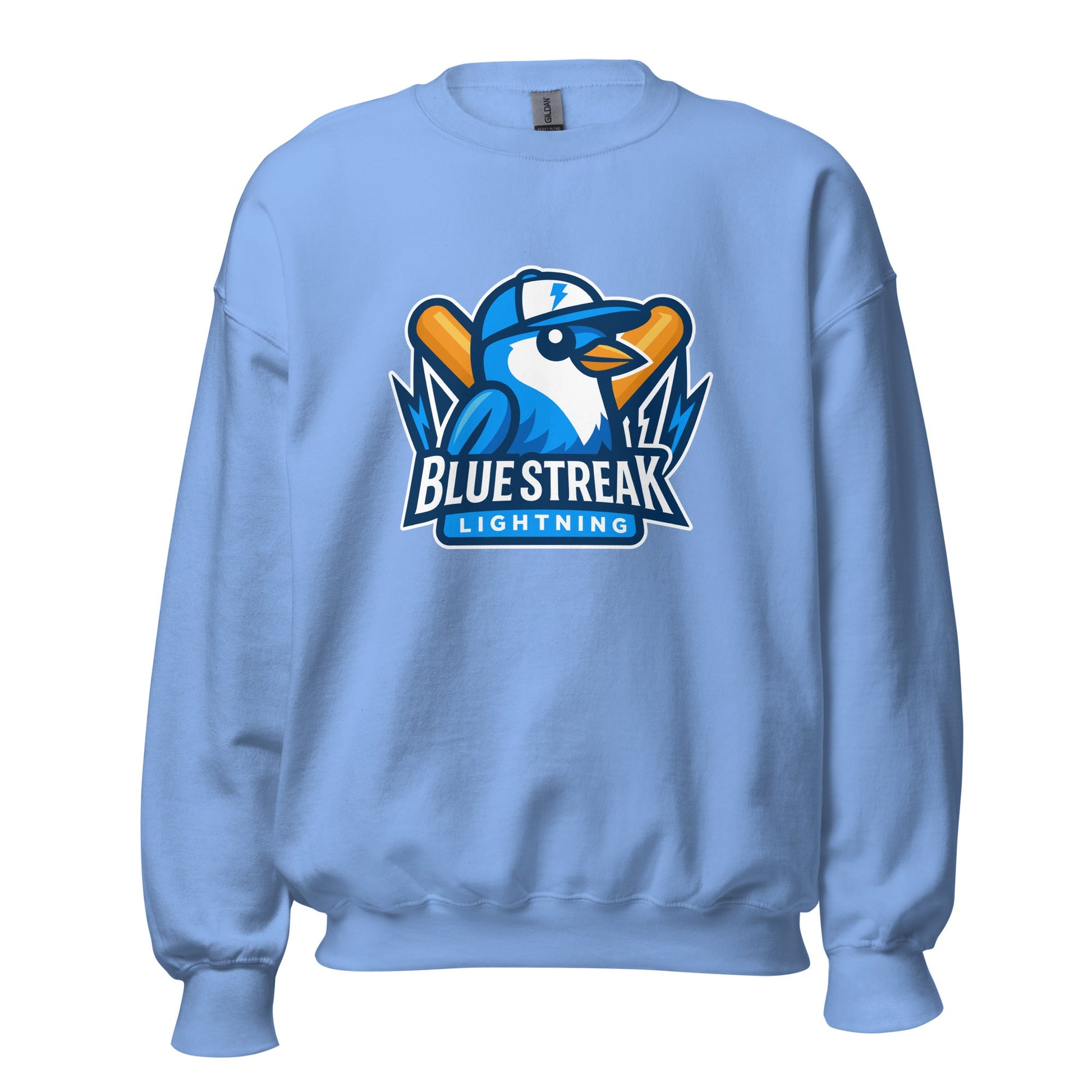 Classic | Sweatshirt | Blue Streak Lightning | Mascot Logo
