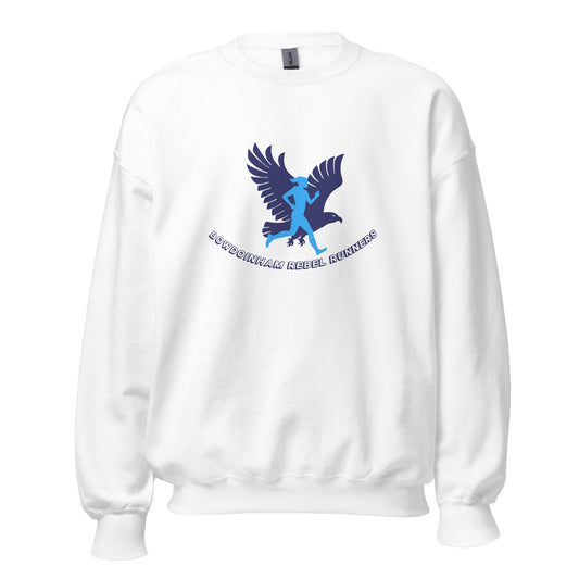 Classic | Sweatshirt | Bowdoinham Rebel Runners | Aerial Runner Emblem Logo