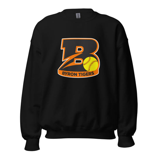 Classic | Sweatshirt | Byron High School Softball | Softball Logo
