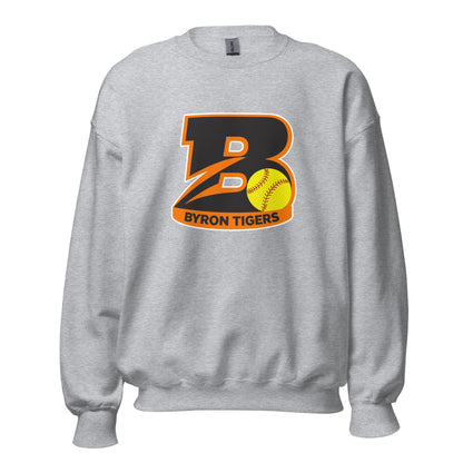 Classic | Sweatshirt | Byron High School Softball | Softball Logo