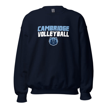 Classic | Sweatshirt | Cambridge Volleyball | Modern Logo