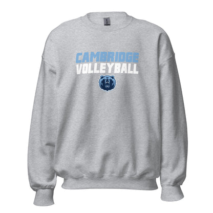 Classic | Sweatshirt | Cambridge Volleyball | Modern Logo
