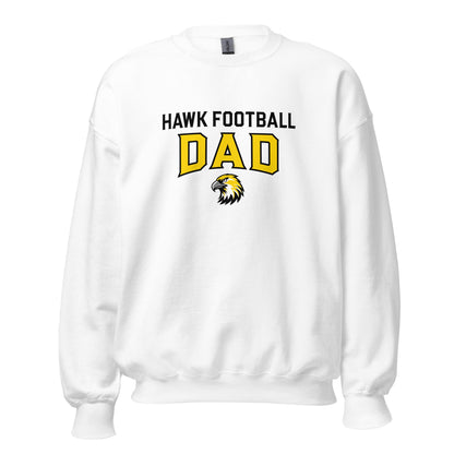 Classic | Sweatshirt | Cardinal Ohara Hawks | Football Dad Logo