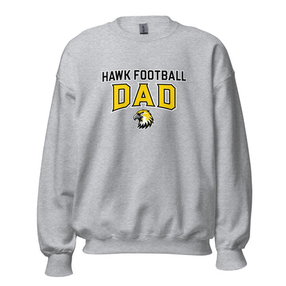 Classic | Sweatshirt | Cardinal Ohara Hawks | Football Dad Logo