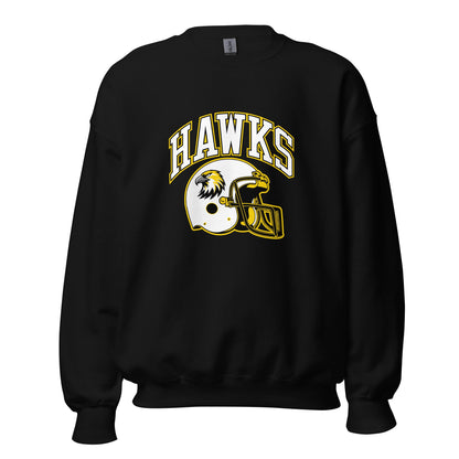 Classic | Sweatshirt | Cardinal Ohara Hawks | Football Helmet Logo