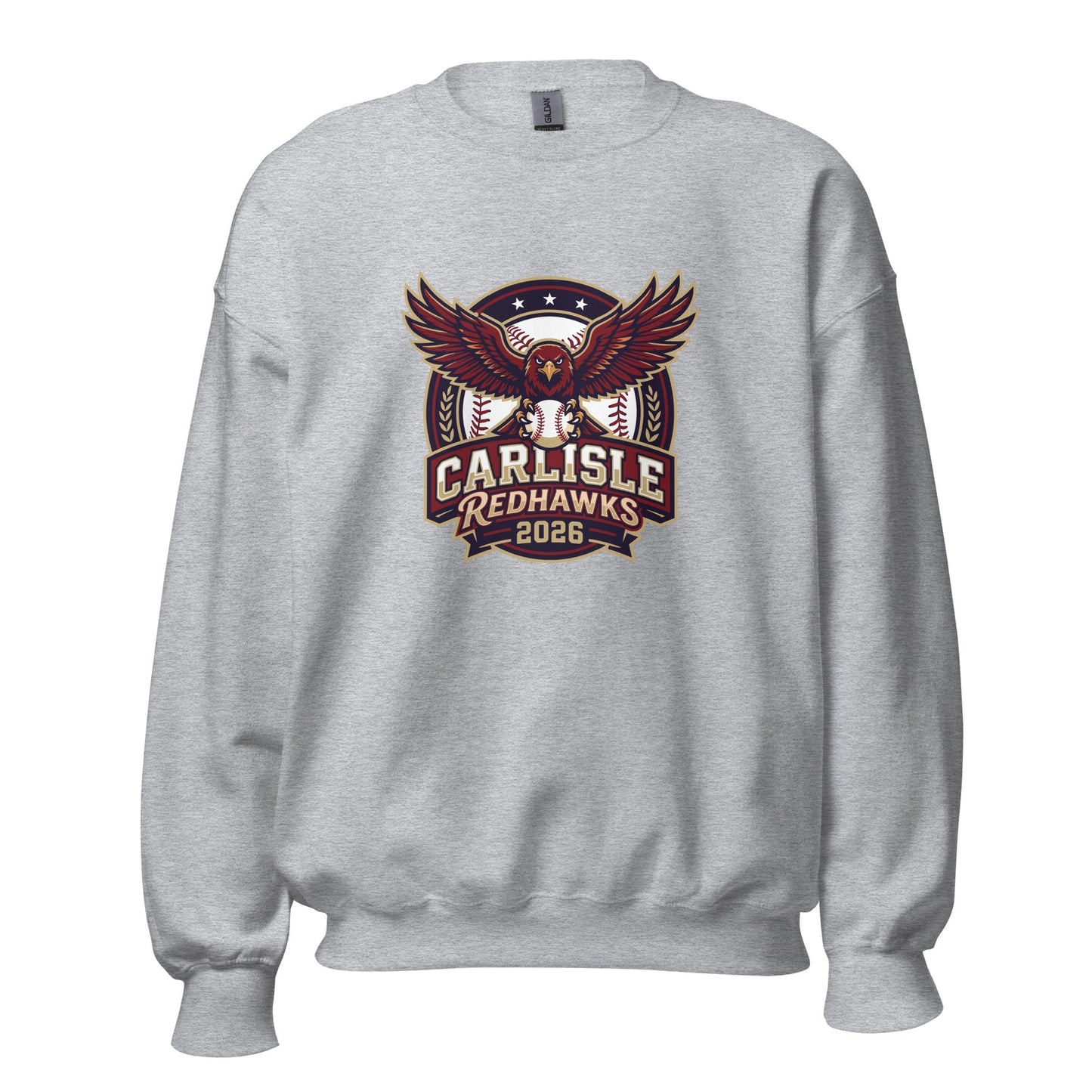 Classic | Sweatshirt | Carlisle Redhawks | Emblem Logo