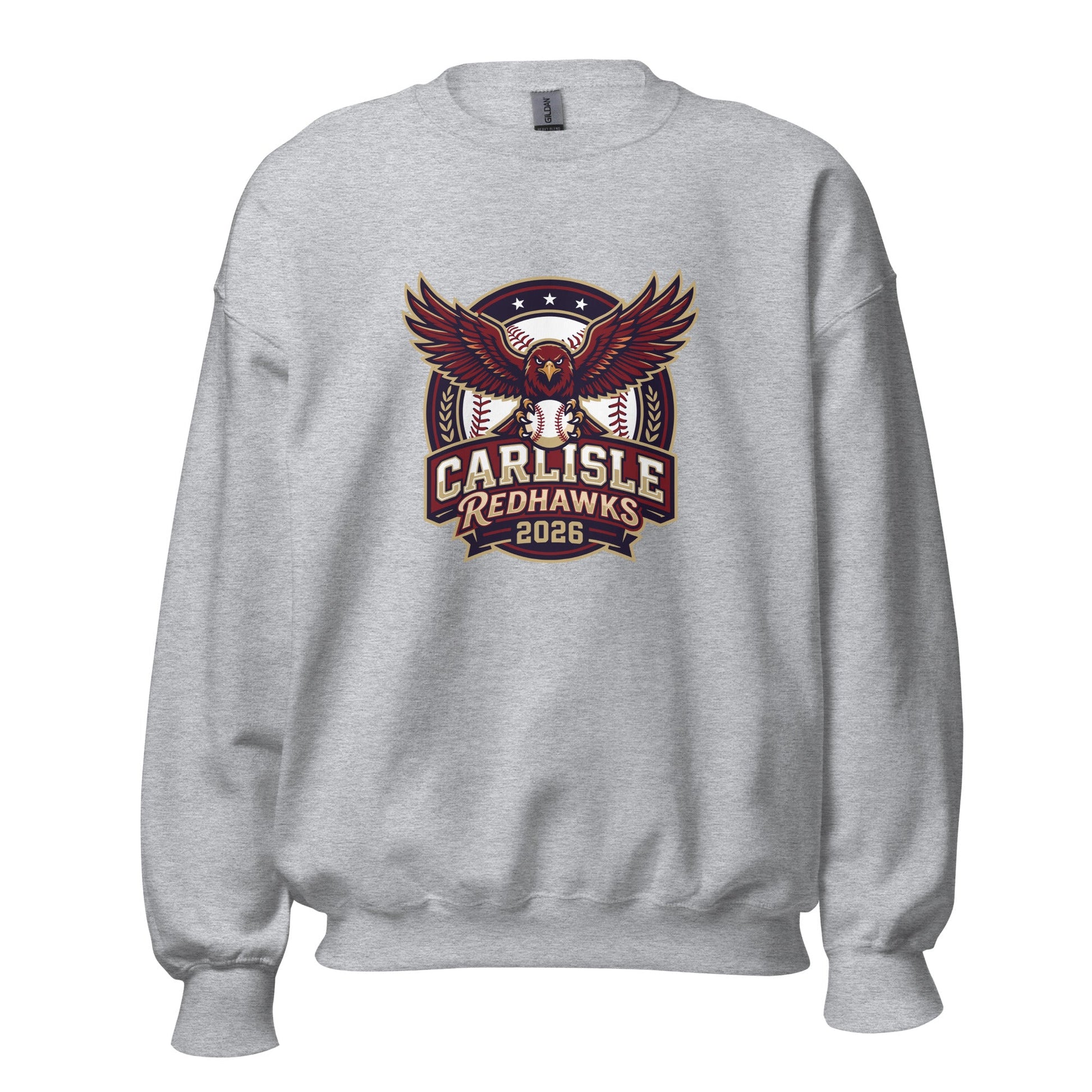 Classic | Sweatshirt | Carlisle Redhawks | Emblem Logo