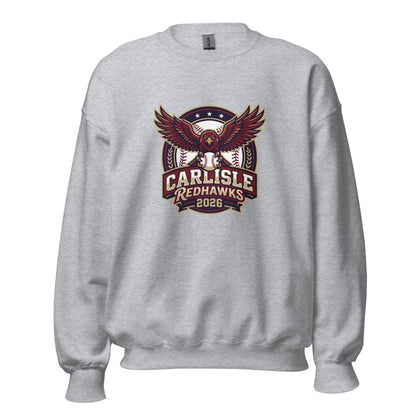 Classic | Sweatshirt | Carlisle Redhawks | Emblem Logo