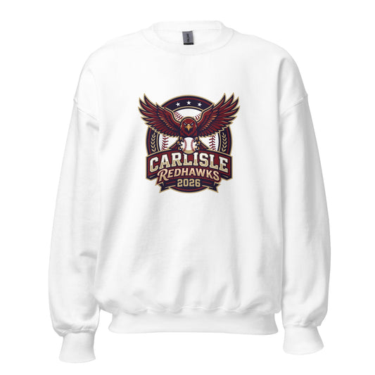 Classic | Sweatshirt | Carlisle Redhawks | Emblem Logo