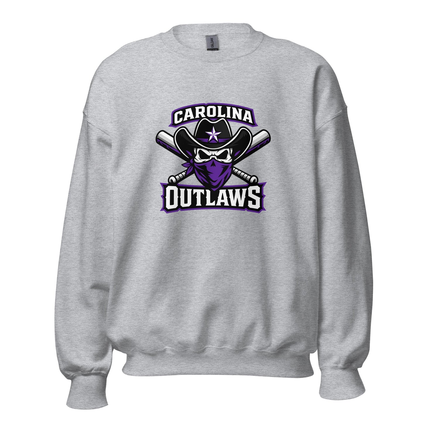 Classic | Sweatshirt | Carolina Outlaws Baseball | Crest Logo