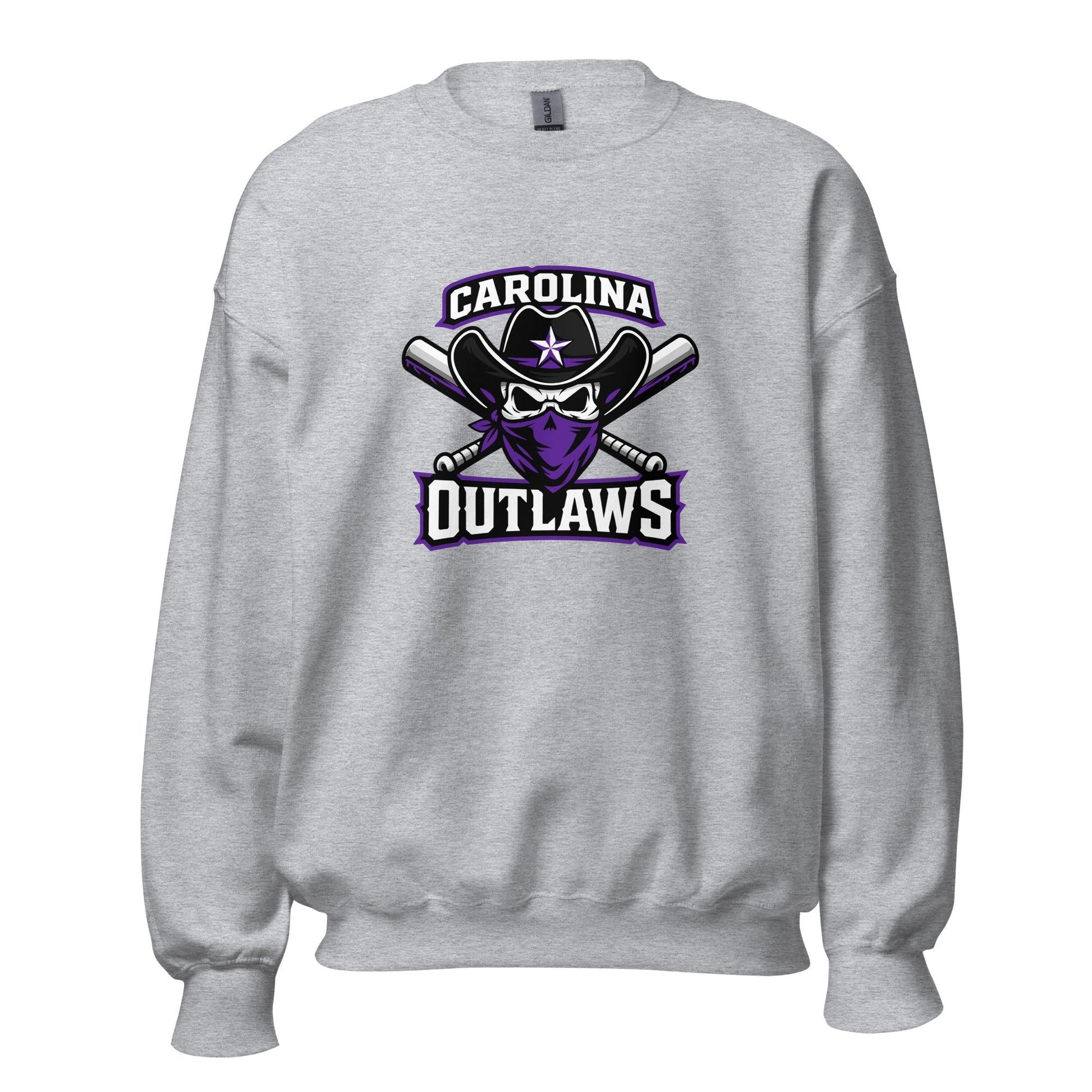 Classic | Sweatshirt | Carolina Outlaws Baseball | Crest Logo