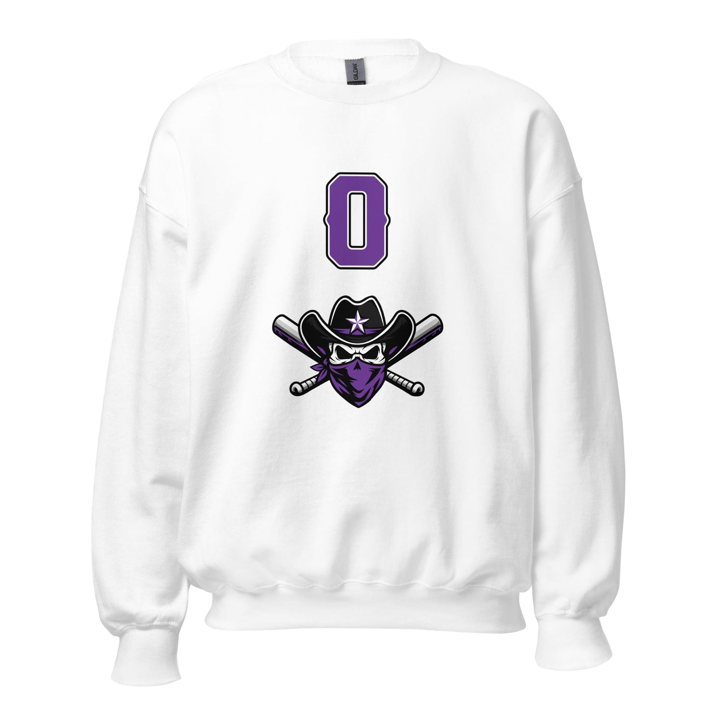 Classic | Sweatshirt | Carolina Outlaws Baseball | Purple Renegades Logo