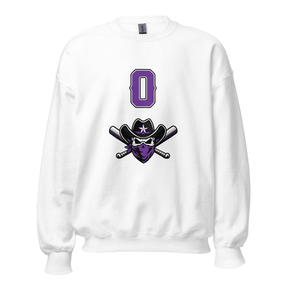 Classic | Sweatshirt | Carolina Outlaws Baseball | Purple Renegades Logo