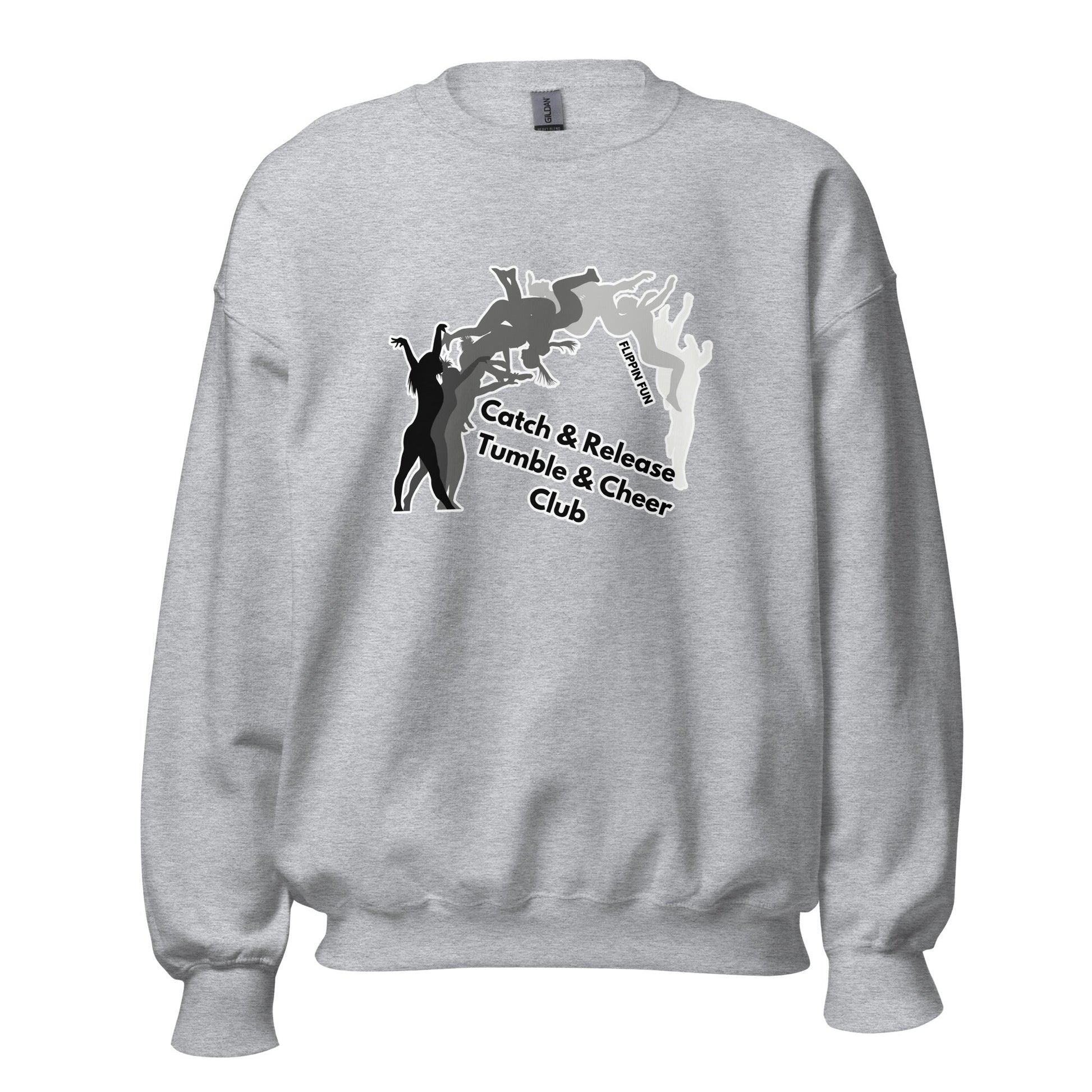 Classic | Sweatshirt | Catch & Release Tumble & Cheer Club | Tumble Logo