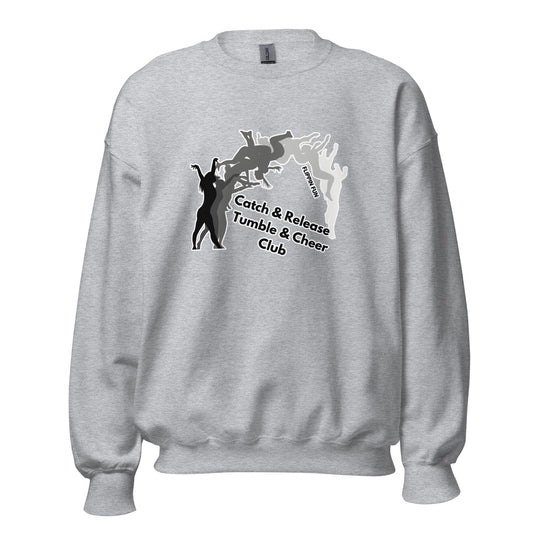 Classic | Sweatshirt | Catch & Release Tumble & Cheer Club | Tumble Logo