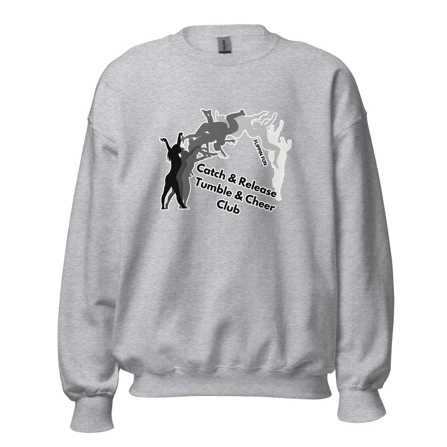 Classic | Sweatshirt | Catch & Release Tumble & Cheer Club | Tumble Logo