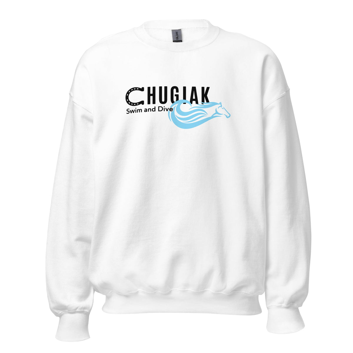 Classic | Sweatshirt | Chugiak Mustang Swim & Dive | Crest Logo