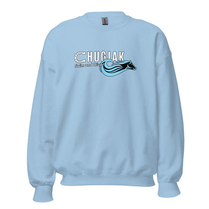 Classic | Sweatshirt | Chugiak Mustang Swim & Dive | Emblem Logo