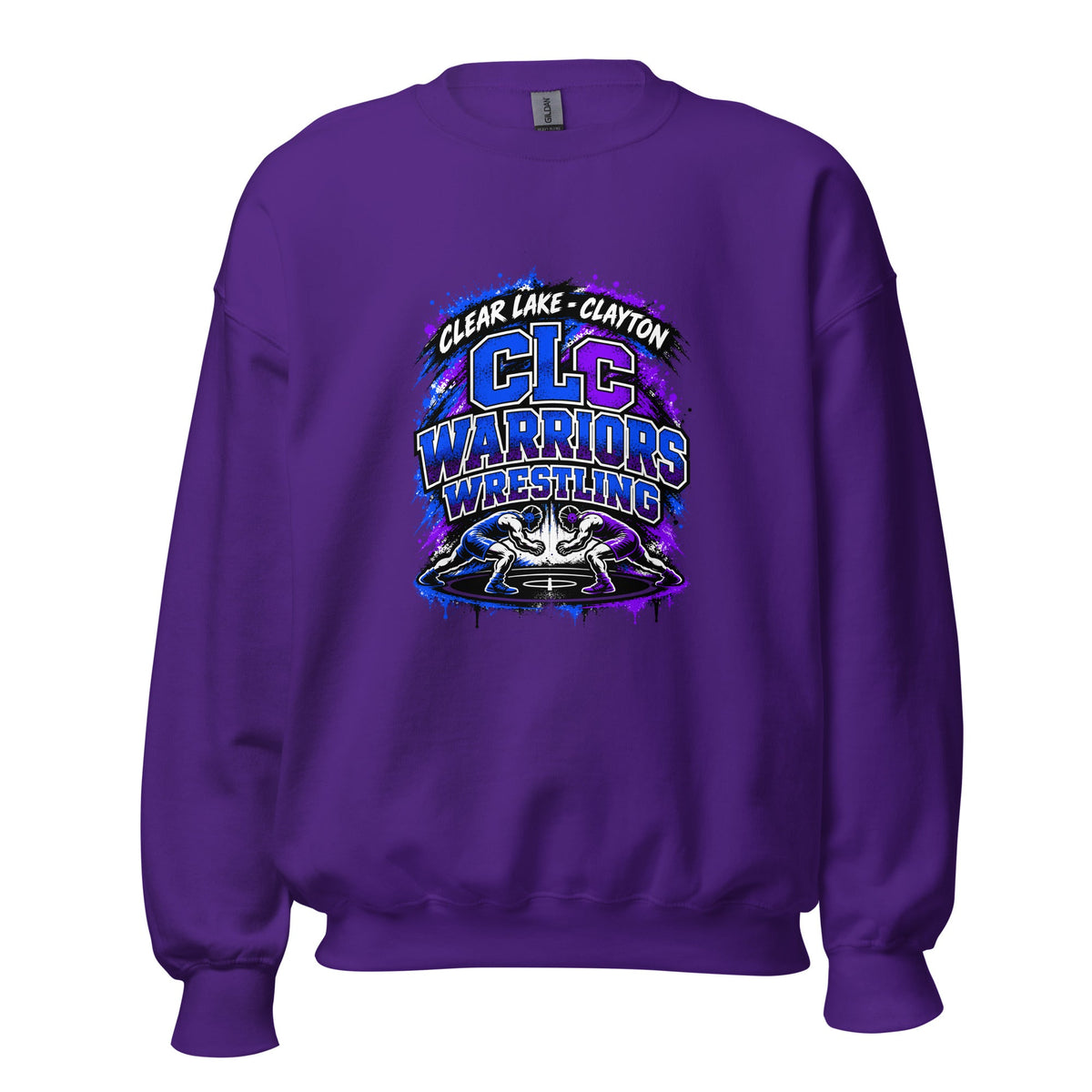 Classic | Sweatshirt | Clear Lake - Clayton Wrestling | Apex Logo