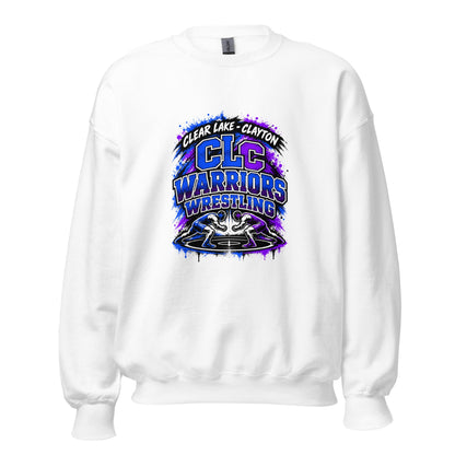 Classic | Sweatshirt | Clear Lake - Clayton Wrestling | Apex Logo