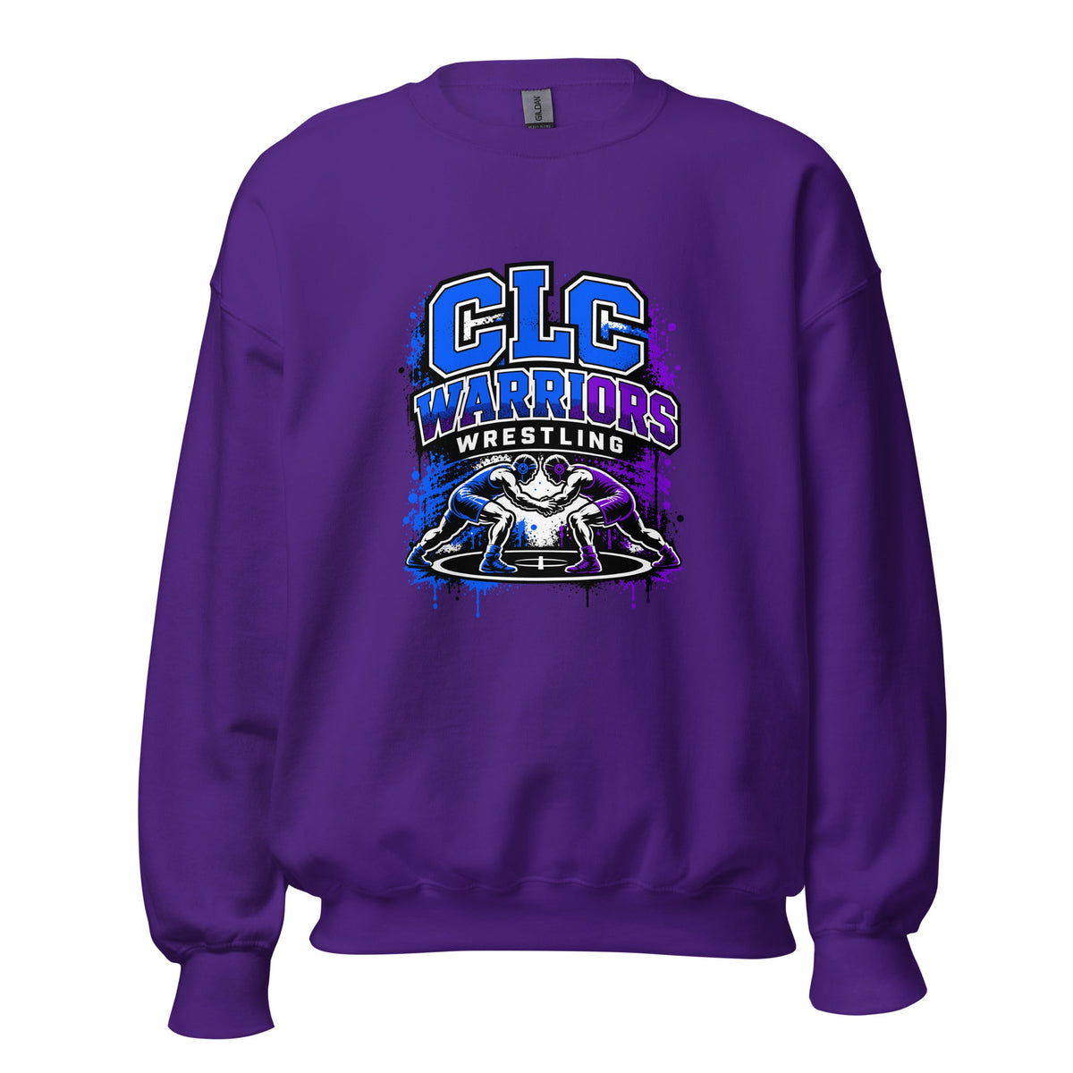 Classic | Sweatshirt | Clear Lake - Clayton Wrestling | Emblem Logo