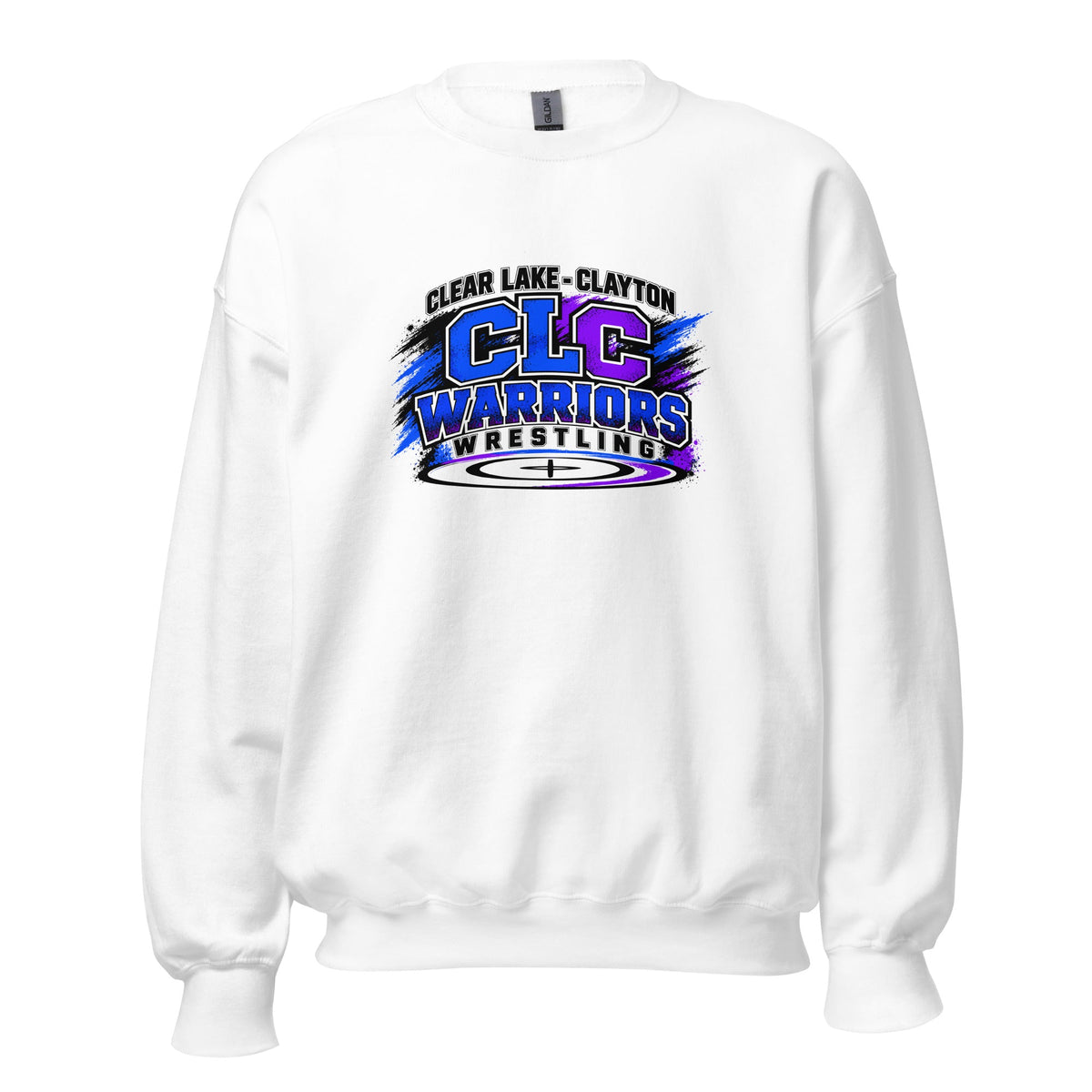 Classic | Sweatshirt | Clear Lake - Clayton Wrestling | Vanguard Logo