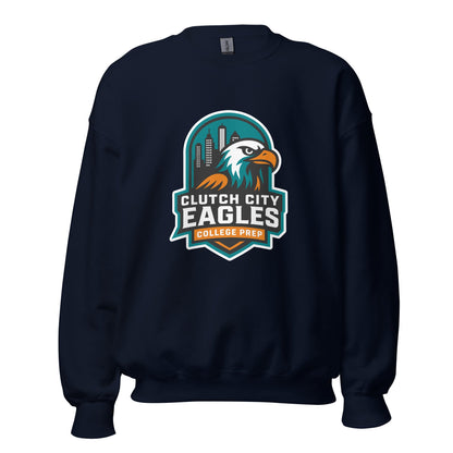 Classic | Sweatshirt | Clutch City College Prep | Shield Logo