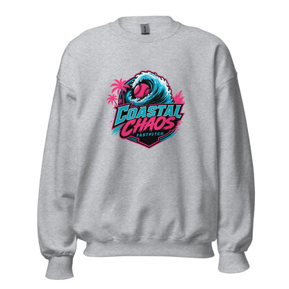 Classic | Sweatshirt | Coastal Chaos Fastpitch | Emblem Logo