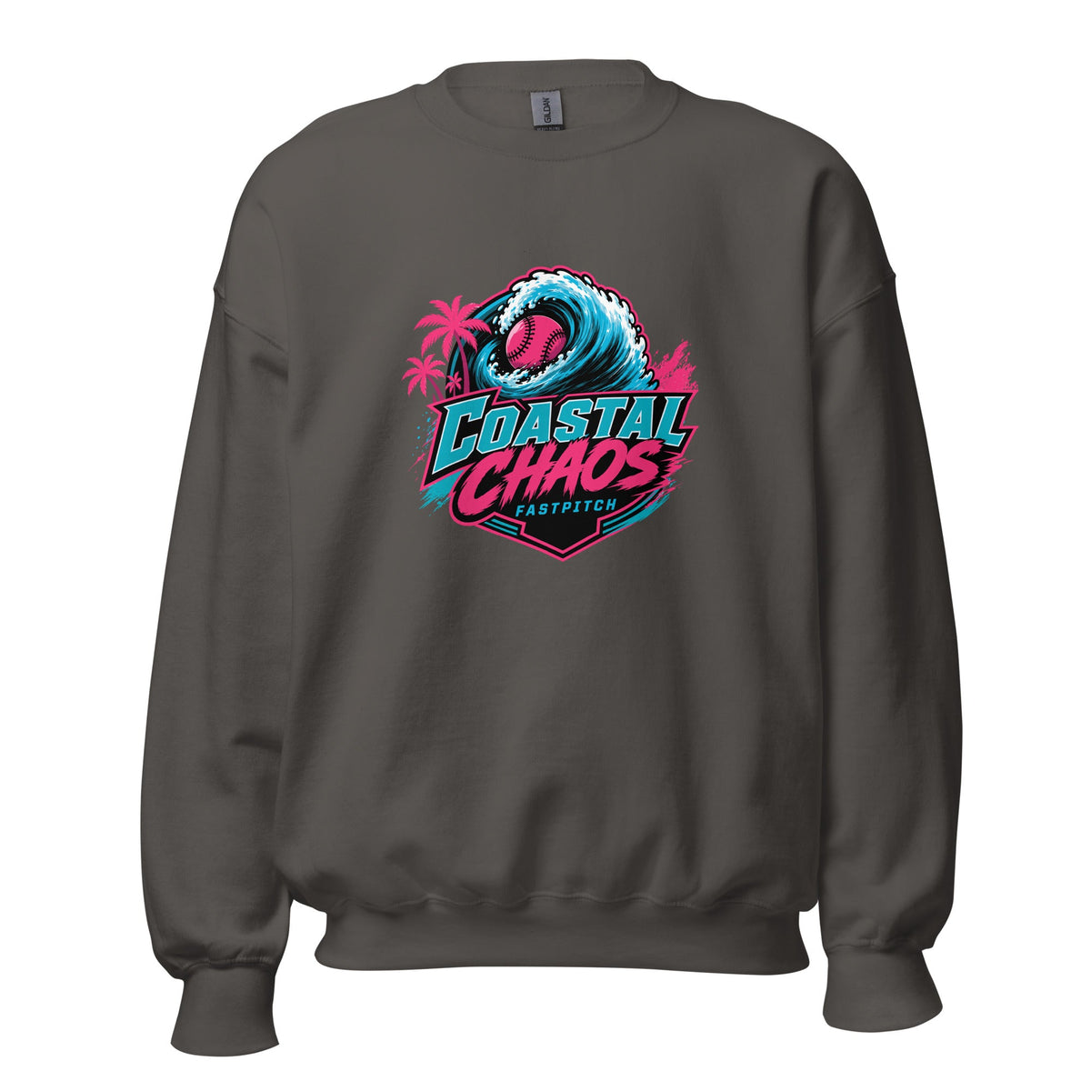 Classic | Sweatshirt | Coastal Chaos Fastpitch | Emblem Logo