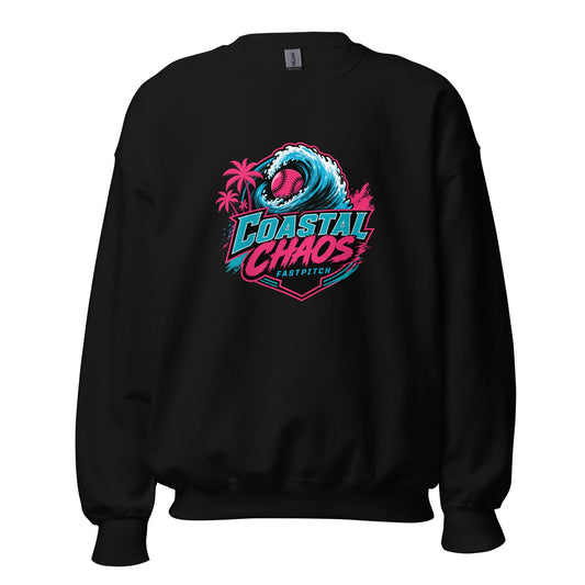 Classic | Sweatshirt | Coastal Chaos Fastpitch | Emblem Logo