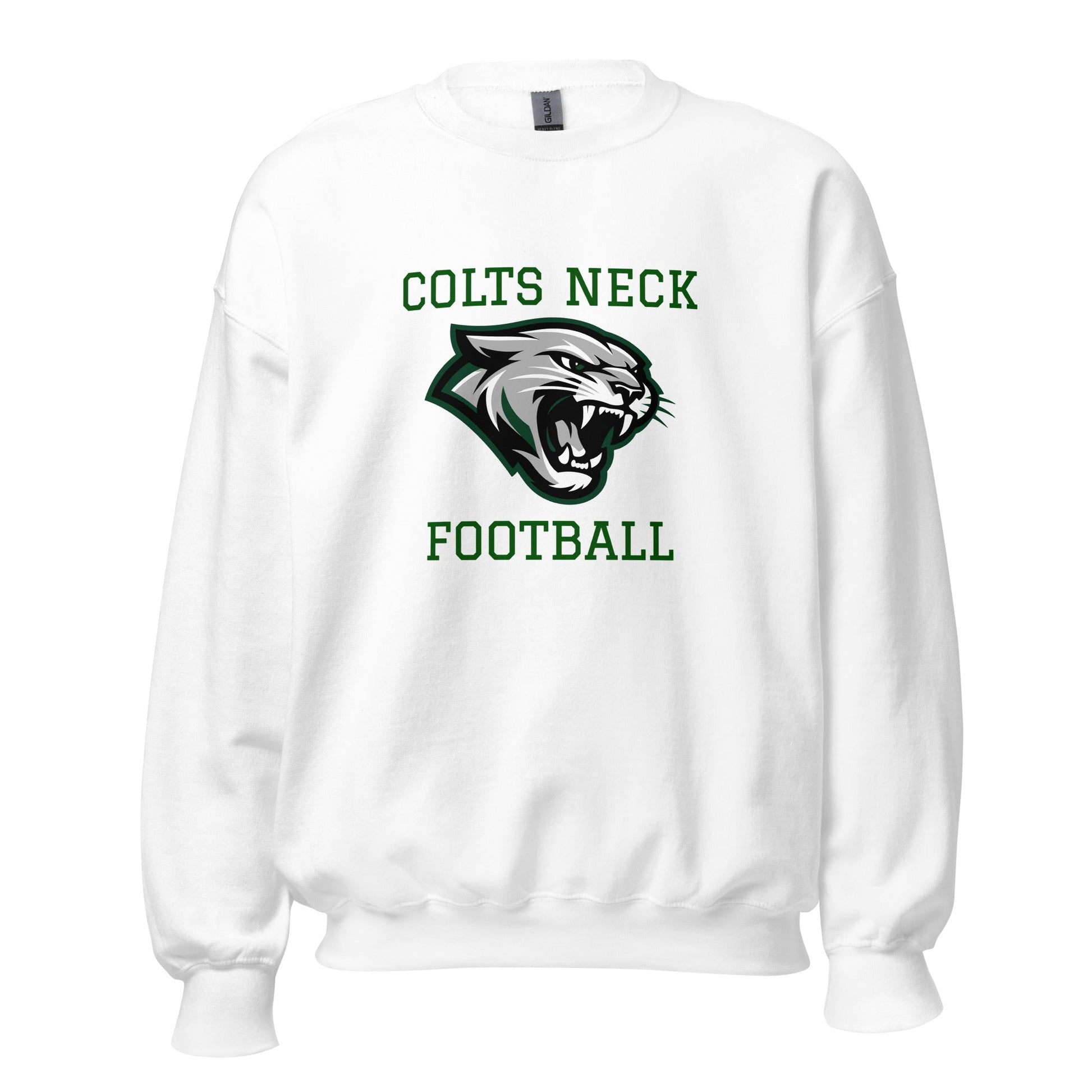 Classic | Sweatshirt | Colts Neck Cougars | Youth Tackle Football (AYF) | Green Predator Logo