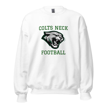 Classic | Sweatshirt | Colts Neck Cougars | Youth Tackle Football (AYF) | Green Predator Logo