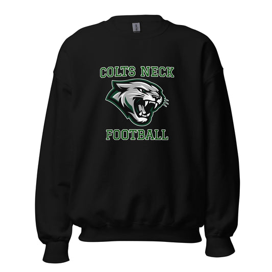 Classic | Sweatshirt | Colts Neck Cougars | Youth Tackle Football (AYF) | Green Predator Logo
