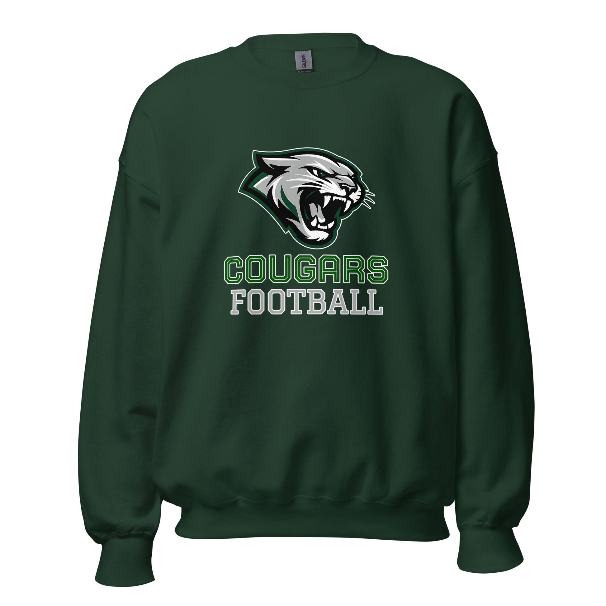 Classic | Sweatshirt | Colts Neck Cougars | Youth Tackle Football (AYF) | Strike Mascot Logo