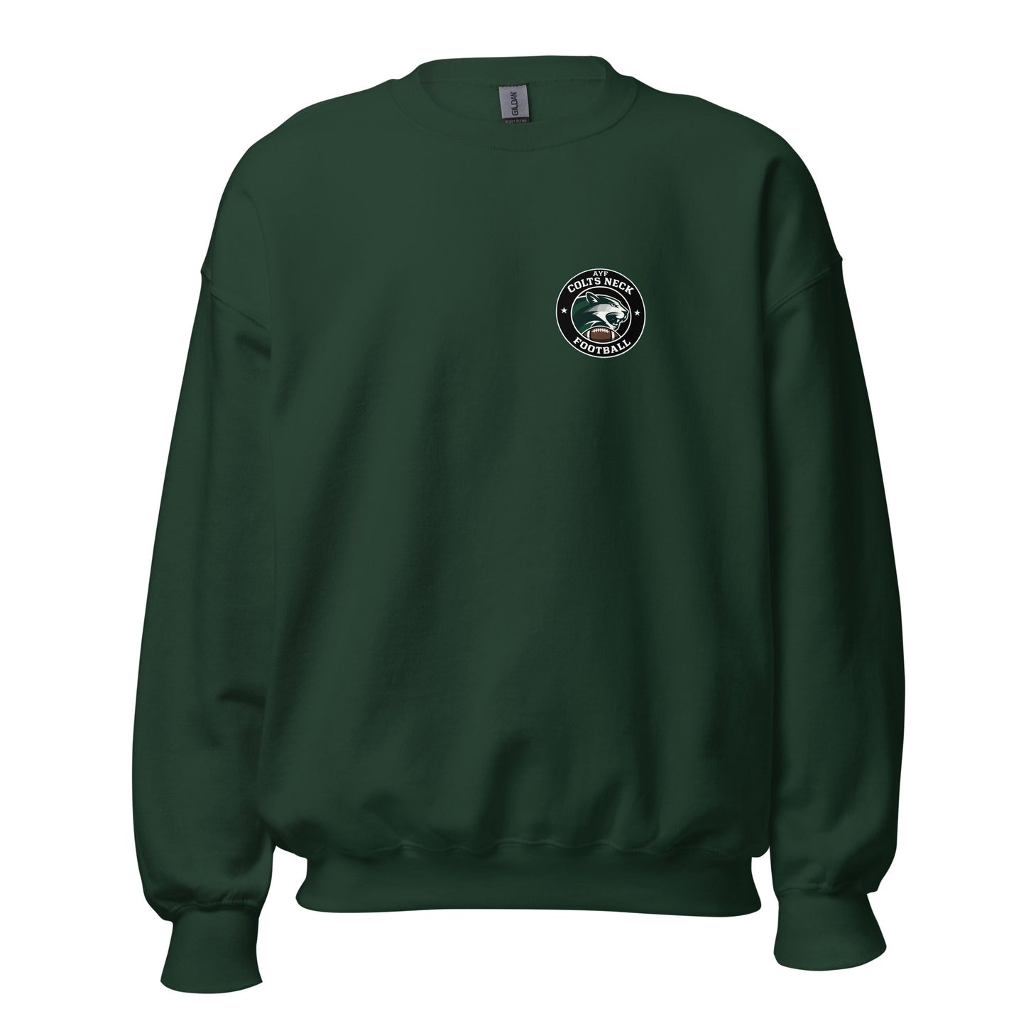 Classic | Sweatshirt | Colts Neck Cougars | Youth Tackle Football (AYF) | Varsity Badge Logo
