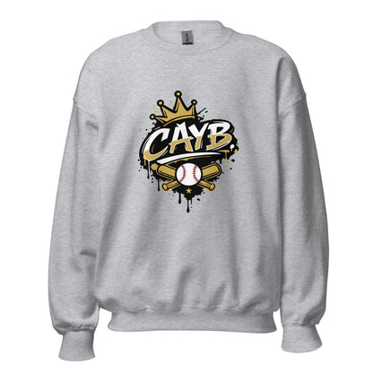 Classic | Sweatshirt | Conroe Area Youth Baseball | Crown Logo