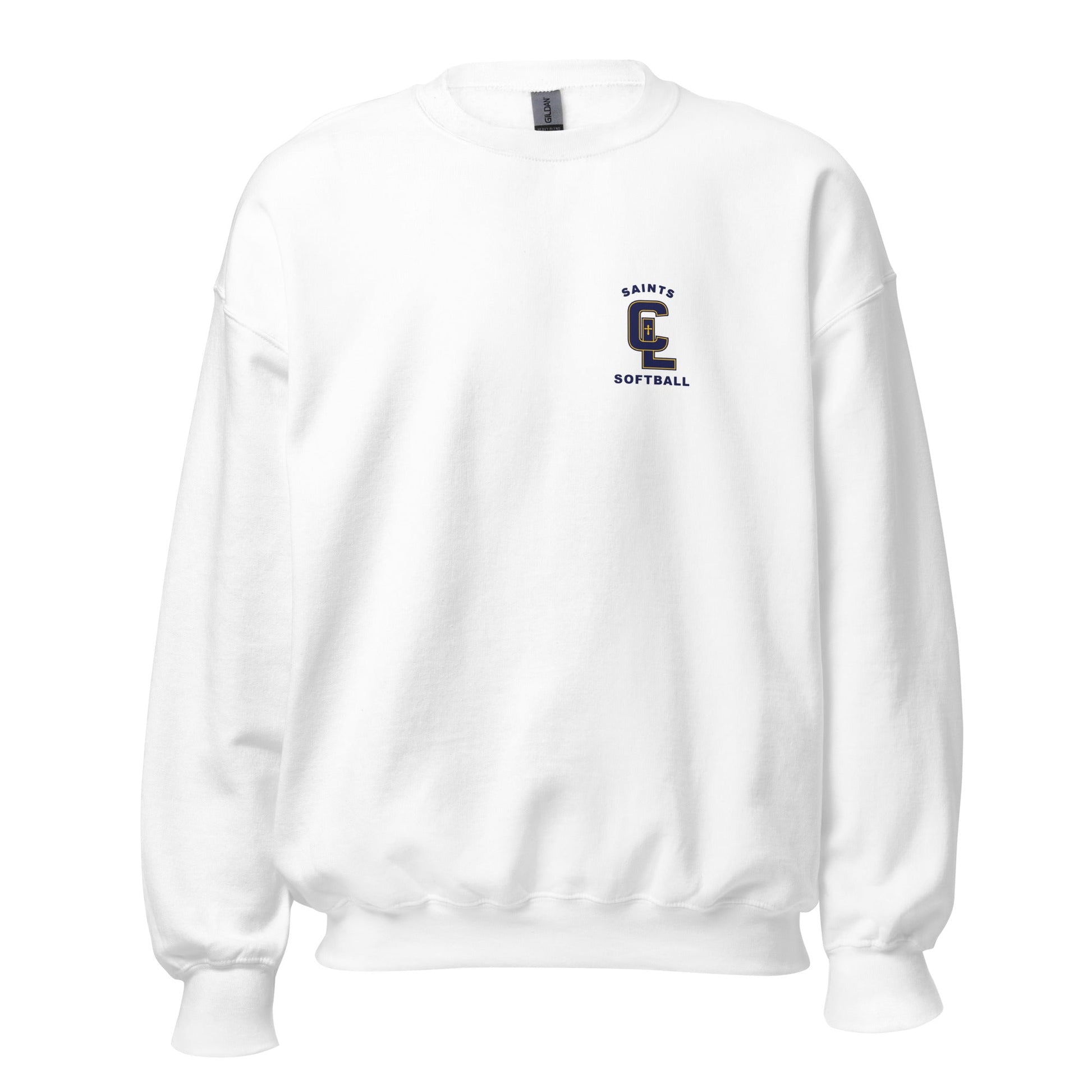 Classic | Sweatshirt | Crean Lutheran Softball | Navy CL Softball Logo