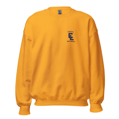 Classic | Sweatshirt | Crean Lutheran Softball | Navy CL Softball Logo