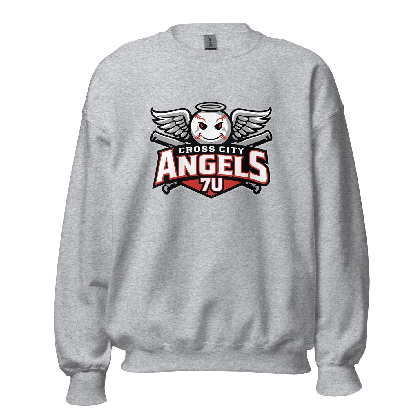 Classic | Sweatshirt | Cross City Angels | Winged Guardian Logo