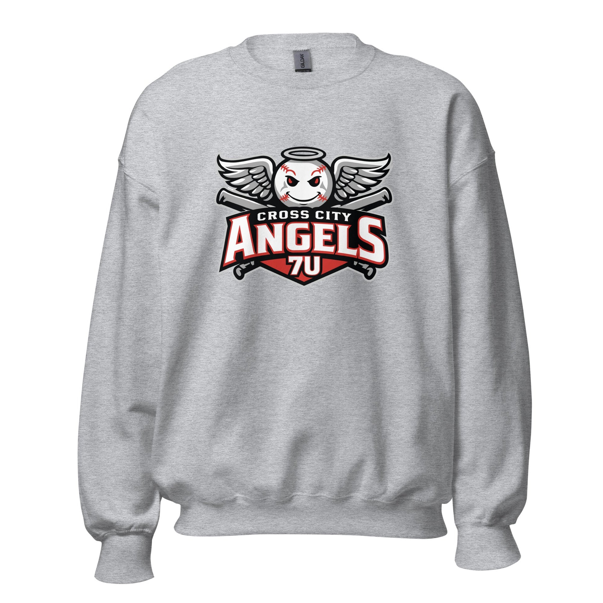 Classic | Sweatshirt | Cross City Angels | Winged Guardian Logo