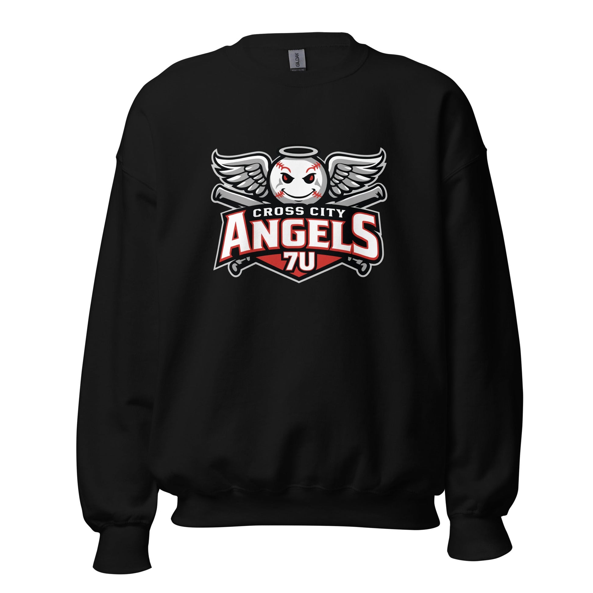 Classic | Sweatshirt | Cross City Angels | Winged Guardian Logo
