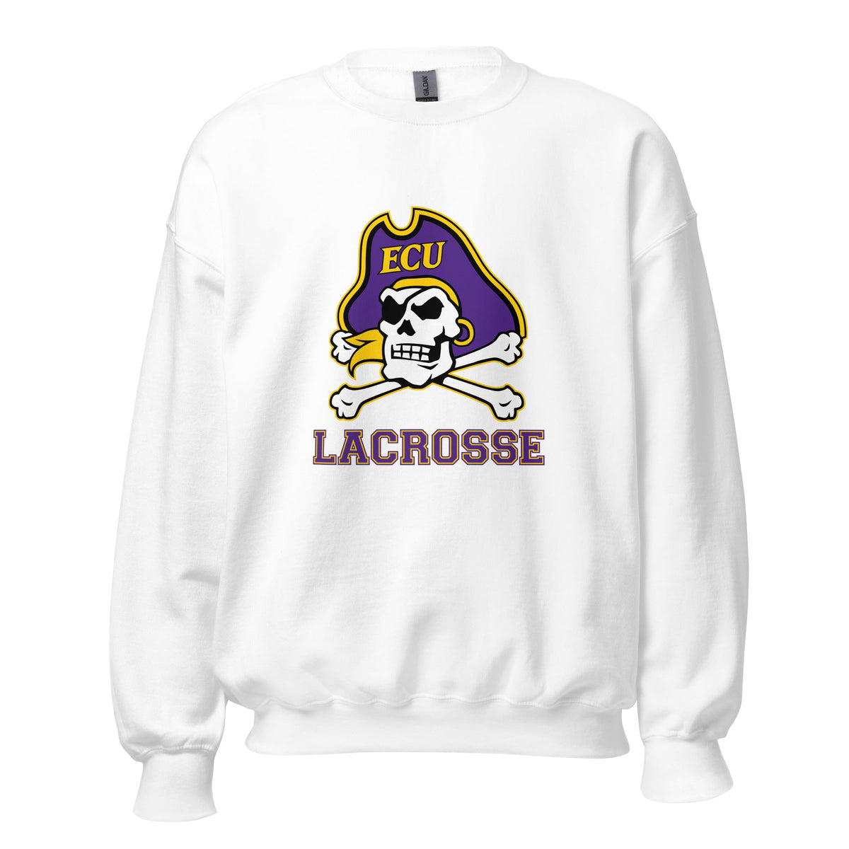 Classic | Sweatshirt | ECU Club Womens Lacrosse | Ironclad Corsairs Logo