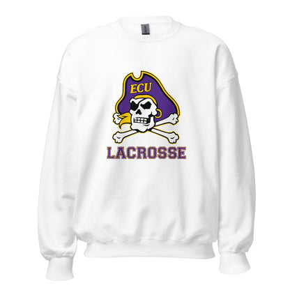 Classic | Sweatshirt | ECU Club Womens Lacrosse | Ironclad Corsairs Logo