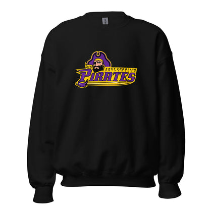Classic | Sweatshirt | ECU Club Womens Lacrosse | Pirate Emblem Logo