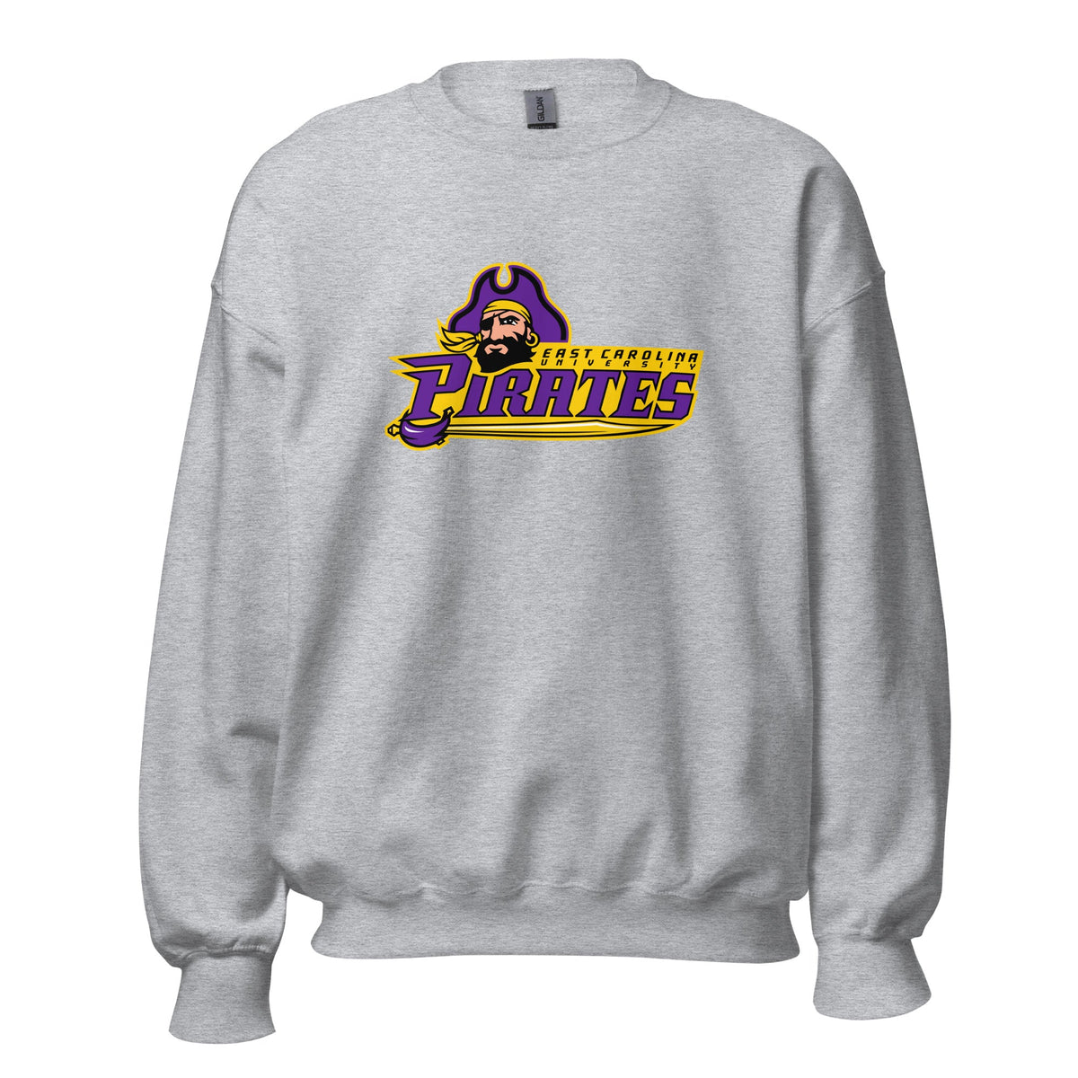 Classic | Sweatshirt | ECU Club Womens Lacrosse | Pirate Emblem Logo