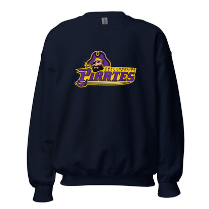 Classic | Sweatshirt | ECU Club Womens Lacrosse | Pirate Emblem Logo