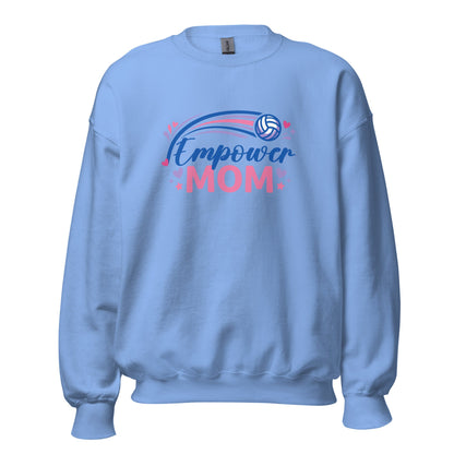 Classic | Sweatshirt | Empower Volleyball Club | Mom Crest Logo